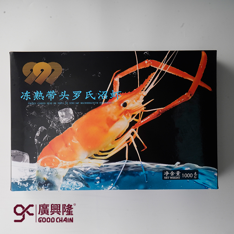 泰国冻熟带头罗氏沼虾（16-20）